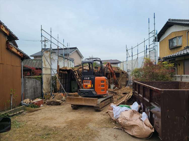 防府市木造住宅解体